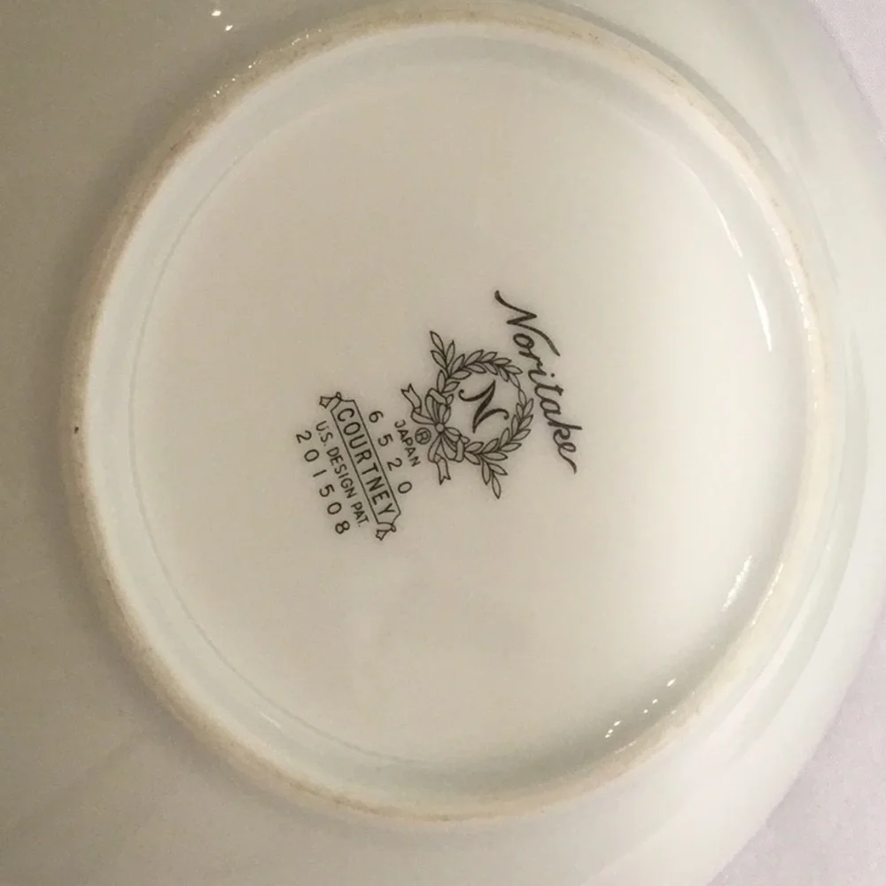 𝅺noritake COURTNEY 6520 MADE IN JAPAN‎ 5 PIECE SETTING FOR 1